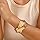 Gold Plated Bangle Cuff Bracelet