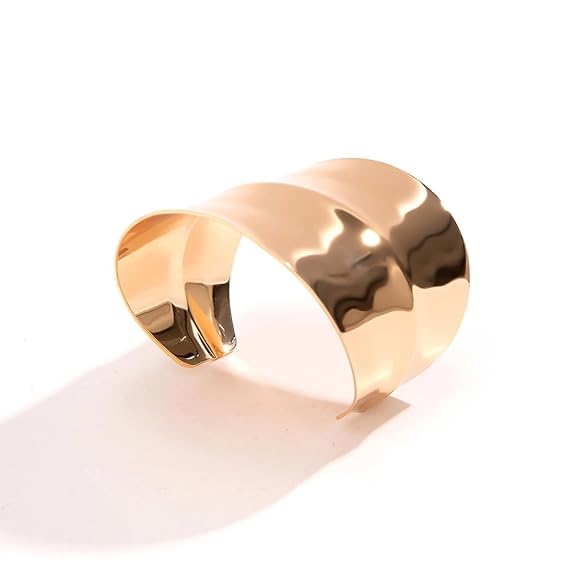 Gold Plated Bangle Cuff Bracelet