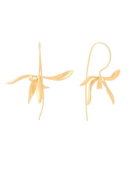 Yellow Chimes Drop Earrings